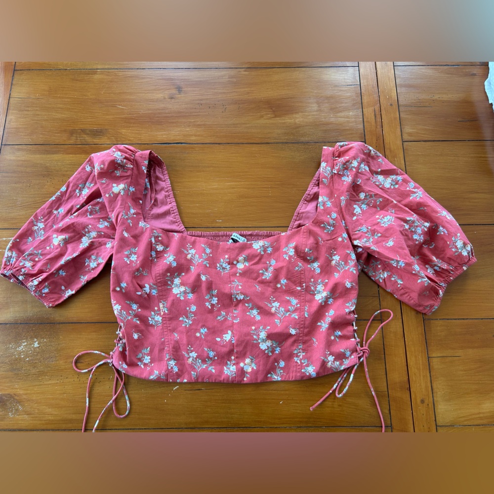 Abercrombie & Fitch Pink Floral Top